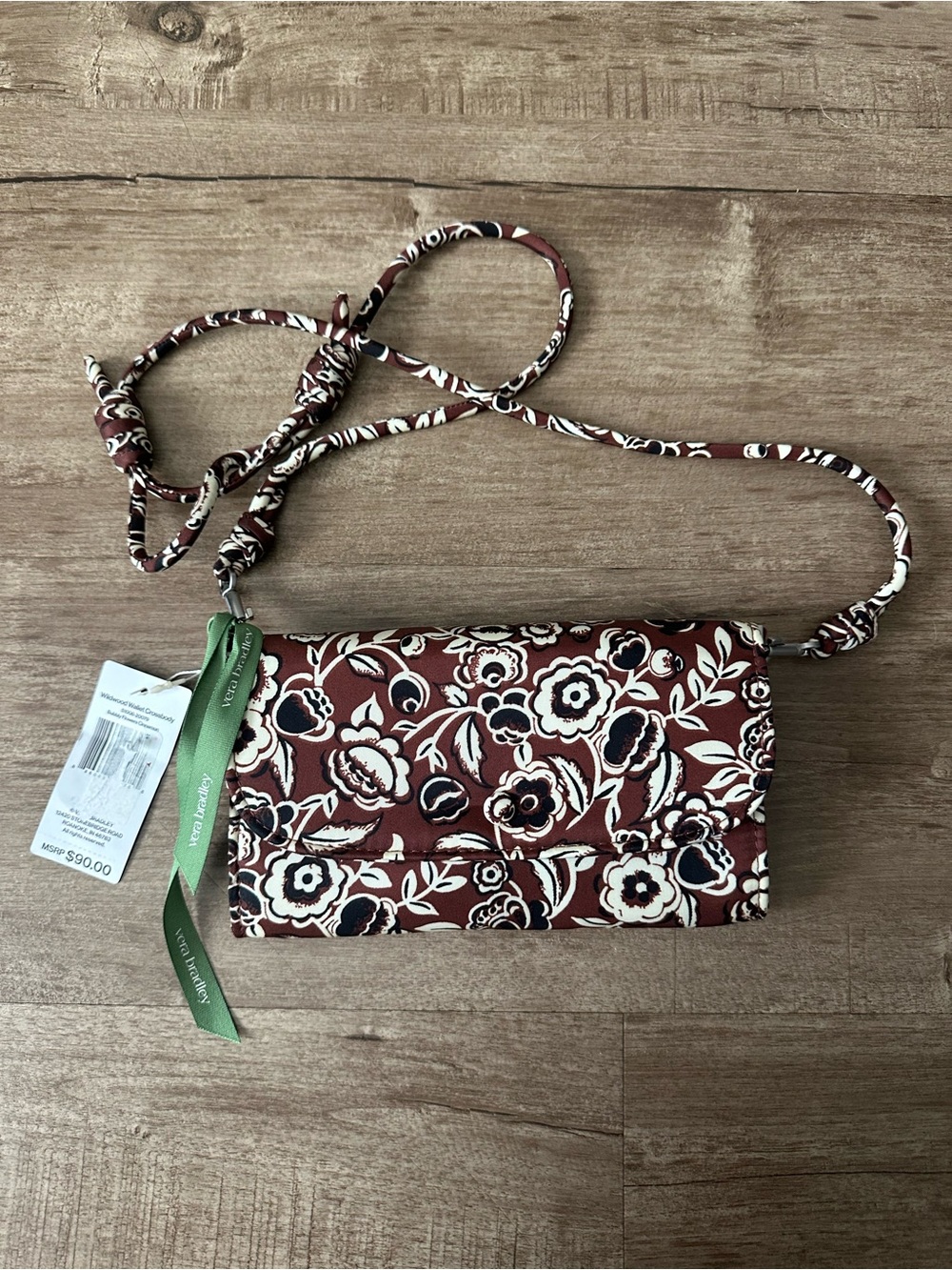 Vera Bradley wildwood wallet crossbody - NWT